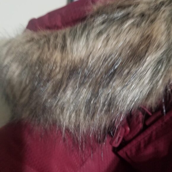 Columbia Winter Coat, Women's, Down, Ski, Snowboard, Omni-Heat, Burgundy, XL - Picture 6 of 8